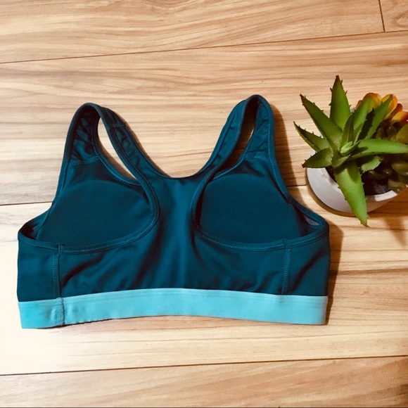 Nike Pro Teal and Turquoise Sports Bra - Picture 4 of 5